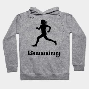 Women Running for Fitness Hoodie